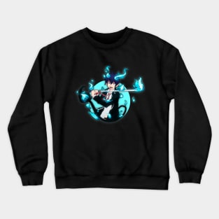 rin okumura blue exorcist Crewneck Sweatshirt